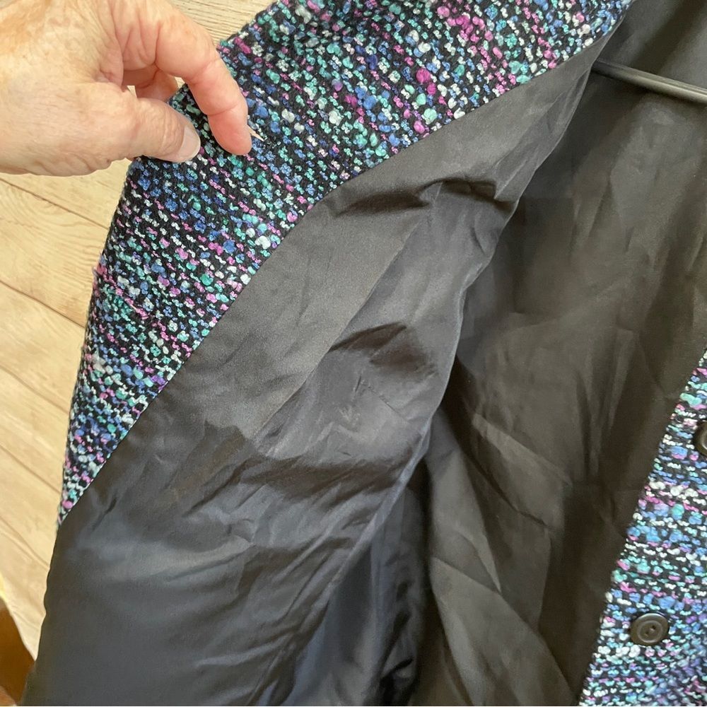 APPLESEEDS MULTICOLOR TEXTURED TWEED WOOL BLAZER - Picture 5 of 5